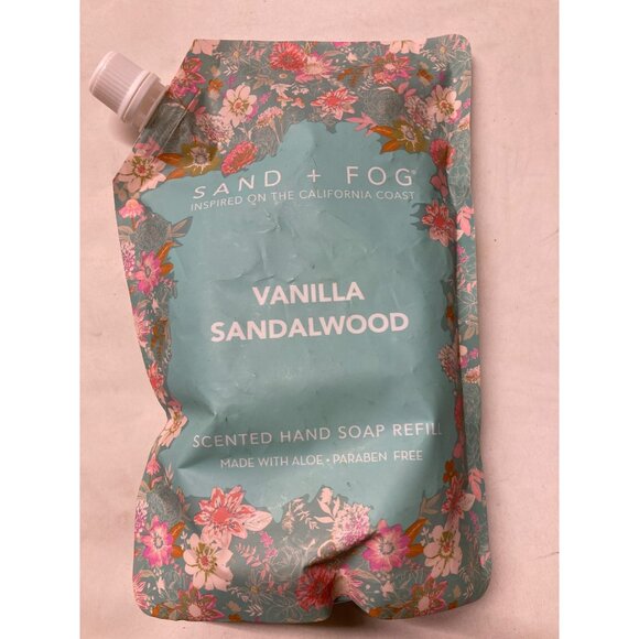 Sand + Fog Vanilla Sandalwood Scented Hand Soap Refill 34 Fl Oz X 2 Brand New - Picture 2 of 5
